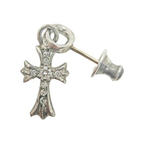 【中古】 Chrome Hearts クロムハーツ BBY F PPRCHN ベビーファット ベイビーファット ドロップ ピアス アフター パヴェダイヤモンド SV925 シルバー K14 メンズ 中古品 本物 送料込み!!