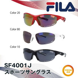 FILA フィラ サングラス スポーツ SF4001J ブラック レッド ホワイト