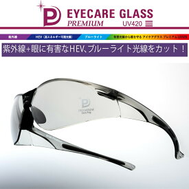 エリカオプチカル アイケアグラス プレミアム サングラス uvカット uvカットサングラス UV420 EC-03 保護グラス 飛沫防止グラス 飛沫防止 メガネ 紫外線対策 UVカット ブルーライトカット HEVカット アイケア 曇りにくい