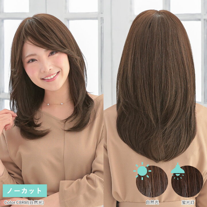 楽天市場】Sサイズ Mサイズ Lサイズ ウィッグ セミロング ノーカット 