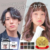 エクステ インナーエクステ インナーカラー ワンタッチ 子供 ポイントウィッグ エクステンション セルフ …