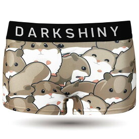 【残りわずか】【DARK SHINY】HAMSTER・ハムスター YLLB31 / レディース ボクサーパンツ ダークシャイニー【2点以上ご購入でメール便送料無料】