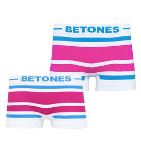 【ペア】【BETONES】AKER・BLUE×PINK / ビトーンズ メンズ レディース ボクサーパンツ【メール便送料無料】