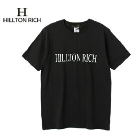 【HILLTON RICH】ヒルトンリッチ NEW BIG LOGO Tシャツ / BLACK【メール便送料無料】