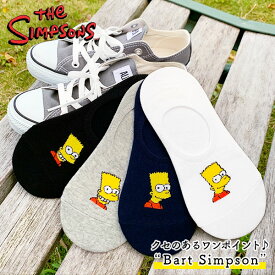 3足セット★脱げない！フットカバー ソックス レディース ザ・シンプソンズ THE SIMPSONS☆浅履きタイプでスニーカーから見えない おしゃれな 靴下 フォトジェニックな足元に♪【TD】【メール便送料無料】