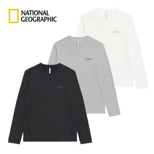 �yNATIONAL GEOGRAPHIC�z�i�V���i���W�I�O���t�B�b�N �J�t �@�\�� ���� �V���c N261UTS210�i�u���b�N �z���C�g �O���[ �V���v�� ���S �g���[�i�[�j�yM/L/XL/XXL/XXXL�z�y�\�񏤕i�z�y���K�i�z