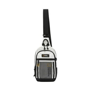 �yNATIONAL GEOGRAPHIC�z�i�V���i���W�I�O���t�B�b�N �p�` �X�����O�o�b�O N265ACR070�i�z���C�g �u���b�N �N���X�o�b�O �V�����_�[ �|�P�b�g �d�؂� �ʊw �ʋ΁j�y�\�񏤕i�z�y���K�i�z�y��������