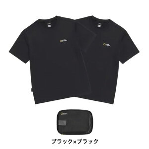 �yNATIONAL GEOGRAPHIC�z�i�V���i���W�I�O���t�B�b�N ���j ���C�X �@�\�� 2PACK T�V���c N265UPA010�i�|�[�`�t�� ���� uv�J�b�g 2���Z�b�g �u���b�N �z���C�g �u���[ �V���v�� ���S �p�b�Nt �����Y ���f