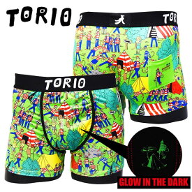 【TORIO】トーリー（新） / 2001001 トリオ 光る メンズ ボクサーパンツ【メール便送料無料】