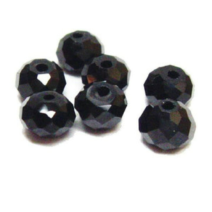 楽天市場】天然石ビーズ ブラック スピネル ボタンカット 6～7×4～5mm 