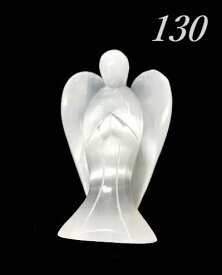 《天然石・置物》エンジェル セレナイト 130mm/高さ 天使 モロッコ産、香港デザイン パワーストーン