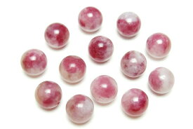 ピンクトルマリンシリカ入り 9.0mm玉 1粒売り 天然石ビーズ 丸玉 ハンドメイド素材 アクセサリーパーツ パワーストーン