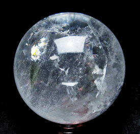 丸玉 ガーデンクォーツ レインボー水晶 71mm玉 1個