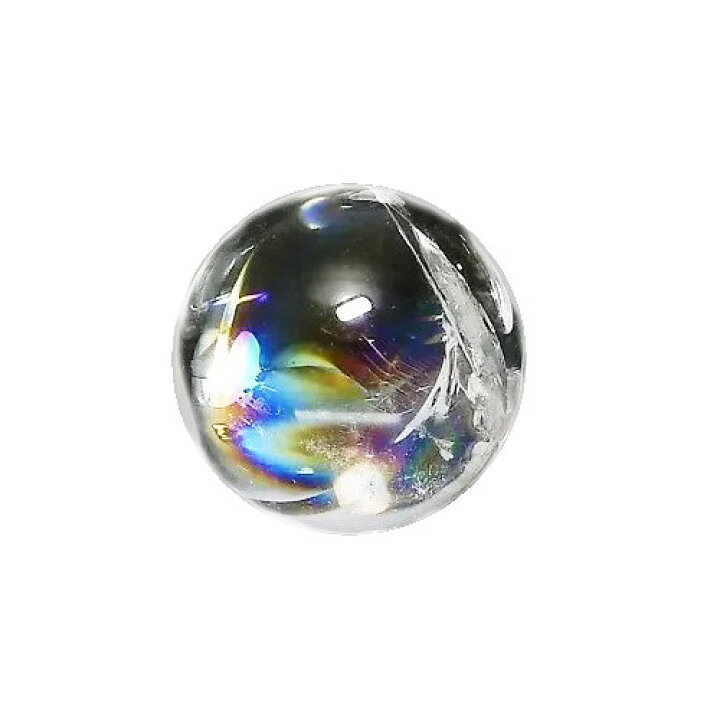楽天市場】天然石丸玉 レインボー 水晶 22～25mm玉 アイリスクォーツ 