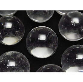 お得商品 水晶 丸玉 25mm玉 AAA クリアー 1個売り/穴無 透明度高い（多少クラックが入る） 天然 クリスタル クォーツ パワーストーン