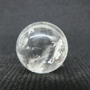 一点物・現物・天然石 水晶丸玉 24mm玉 クラック有 1個販売 天然石丸玉 Quartz クリスタル クォーツ パワーストーン No250618-24