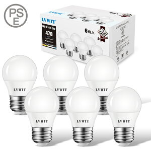N[|zzLEDd E26 40W` 6 470LM 4.5W dF 3000K LEDv Lz^Cv Px  ȃGl PSEF Ή 3Nۏ 邢   LVWIT