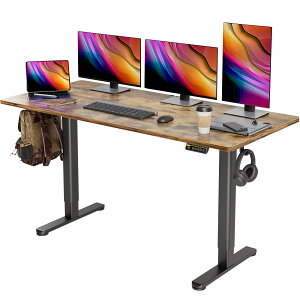 昇降デスク 電動 スタンディングデスク 昇降式 テーブル 電動昇降テーブル デスク 上下昇降 幅100cm*奥行き60cm テレワーク オフィスデスク 在宅ワーク パソコンデスク 高さ調節 メモリー機能