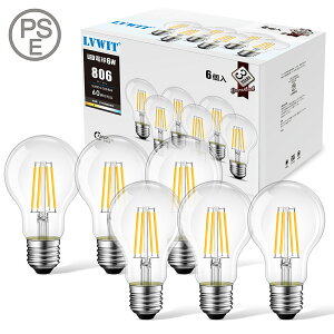 N[|zzLEDd 60W` E26 6 tBgd 6W A60 2700KdF 806lm NA^Cv gd ͋C 3Nۏ 񒲌 PSE 邢   LVWIT