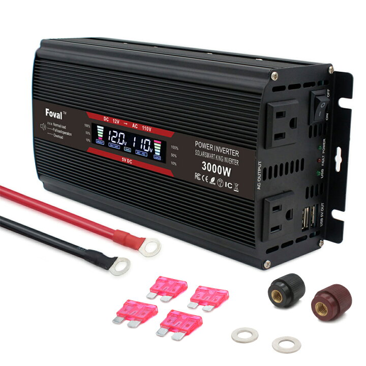楽天市場】【LVYUAN公式】インバーター 12V 100V 1000W 最大2000W DC 