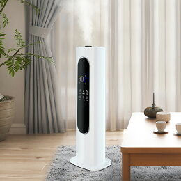 楽天市場 ポイント倍 加湿器 超音波 8l大容量 花粉対応 空気清浄 次亜塩素酸水対応 Uv除菌 上から給水 定時機能 おしゃれ スチーム 液晶表示 静音 省エネ お手入れ簡単 タワー型 三段階霧量調整 恒湿機能 リモコン おすすめ Lvyuan楽天市場店