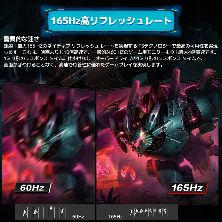 楽天市場】【クーポン適用で20,699円】 LVYUAN(リョクエン)27インチ 2K 