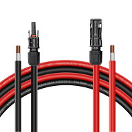 LVYUAN 10m 6mm2 ソーラーパネル用MC4延長ケーブル 軟銅線 9AWG / 6mm2 最大許容電流：64A 最大定格電圧…