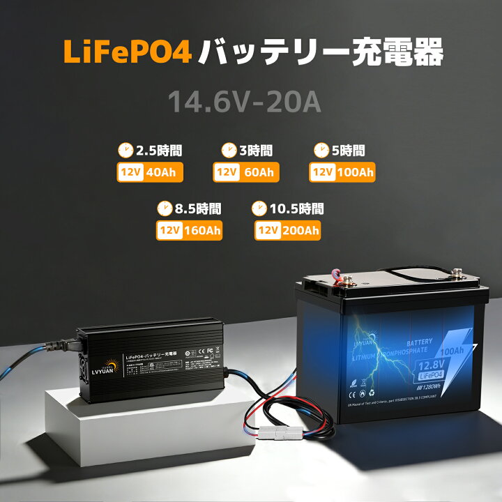 楽天市場】【ポイント10倍！】 全自動バッテリー充電器リン酸鉄 