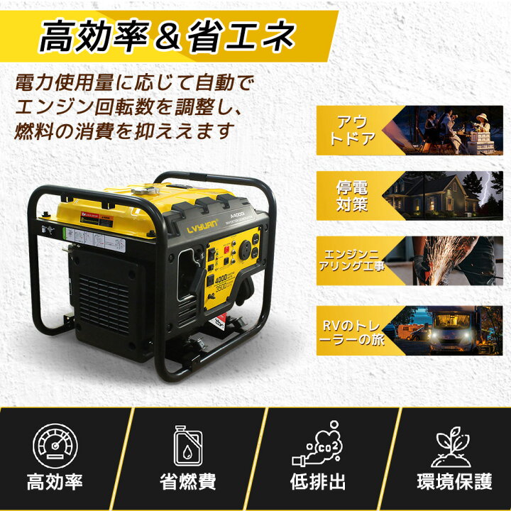 楽天市場】【ポイント10倍！】 LVYUAN（リョクエン）インバーター発電 