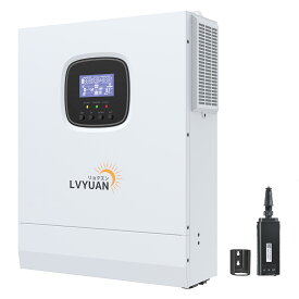 【クーポンで64598円-14日まで】【LVYUAN公式】 200v~240v MPPT 3.5KW 純正弦波 ハイブリッド インバーター 24Vバッテリーに対応 並列と直列可ソーラーインバーター充電器 ソーラーチャージインバーター PV充電電流 80A MPPT WiFiモジュール付