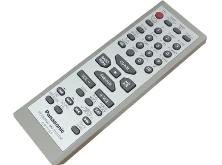 楽天市場】速達 新品 PANASONIC 純正 オーディオ リモコン EUR7711070 