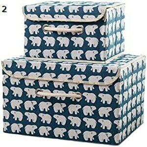 収納ボックス 収納ケース 大容量 衣類収納 折りたたみ 取っ手付き ふた付き おしゃれ 布製 衣装ケース 不透明 柄 オックスフォード 通気性 引っ越し 省スペース 整理簡単 引っ越しクッズ 整