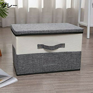 収納ボックス 収納ケース 大容量 衣類収納 折りたたみ 取っ手付き ふた付き おしゃれ 布製 綿麻 衣装ケース ファスナー 衣装ケース 着物収納 取っ手付き 通気 ベッド下 防虫 衣類分類収納 軽