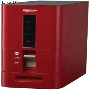 計量米びつ 12kg お米収納 無洗米対応 米びつケース 台所 キッチン 収納 米びつ 米櫃 10kg対応 コンパクト 省スペース オシャレ 洗える 分解 水洗い レッド 清潔