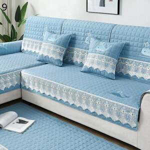 犬猫対策 ソファーカバー ソファーシーツ 替えソファカバー 滑り止め 90*70cm 防塵 汚れ防止 傷防止 爪とぎ防止 マルチカバー おしゃれ キルティング保護 可愛い柄 チェック柄 防塵 レースの