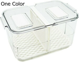 収納ケース 冷蔵庫用 キッチン整理と収納 野菜収納 野菜保存容器 省スペース 引き出し 収納 間食収納 台所 保存容器 小物整理 収納便利 パントリー 蓋つき 水切り型保存容器 果物収納 引き