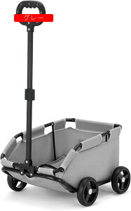 ペットカート小型犬専用 4輪犬 カート360°回転プルロッド 大きな車輪、低重心 収納袋、取り外し可能なシートクッション、安全ベルトが付属します 内部金属サポート(中?大型犬、猫には適