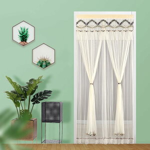間仕切り レース 断熱 保温 のれん ロング 85*200cm 目隠し 間仕切りカーテン 北欧 厚手 冷気遮断 遮光 姫系 防音 洋風 省エネ 試着室 廊下 階段 脱衣所 簡約 刺繍 シンプル 試着室