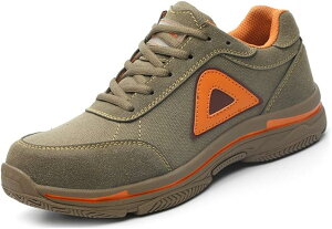 スニーカーカジュアルシューズメンズ作業靴安全靴レースアップローカット耐滑スエード撥水加工鋼製先芯入り工事現場仕事フォーマル絶縁耐電靴セーフティーシューズ