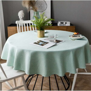 撥水加工テーブルクロス 直径160cm 円形 180cm 円形テーブル ラウンド テーブルクロス シンプル 無地 北欧 おしゃれ 耐久性 店舗用 家庭用 食卓カバー カラー 防塵 耐熱 擦り傷防止 防