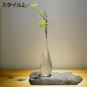 置物 可愛い ポット 花瓶 おしゃれ ガラス F 小さめ 倒れにくい ミニサイズ 透明 フラワーベース 生花 ドライフラワー かわいい 小 玄関 プレゼント かわいい スタイル2 北欧 書斎 リビング 花