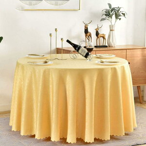 テーブルクロス テーブルマット テーブル きんいろ 布 白 300cm ウェディング 誕生日 正方形 ラウンド 食卓カバー 撥水加工 汚れ防止 滑り止め 家庭用 業務用 テーブル装飾ホーム デコレーシ