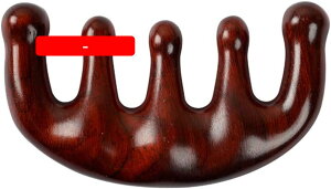 ヘアコーム 粗め 頭皮マッサージ 檀木櫛 天然木製 経絡マッサージ ツボ押し 頭皮 顔 首 デコルテ用 ヘッドマッサージャー 人気 男女兼用