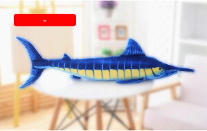 ブルーマーリン ぬいぐるみ 大きい 抱き枕 140cm 可愛い 縫い包み クッション 海洋生物 魚ぬいぐるみ プレゼント ギフト 贈り物 誕生日 店飾り