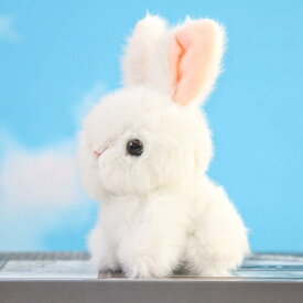 ウサギ　ぬいぐるみ　キーホルダー　動物　可愛い　肌触り良い　癒し系　おしゃれ　リュックサックのストラップ　記念日　お誕生日プレゼント　卒業祝い　入学祝い　10cm　グレー　ブラウン