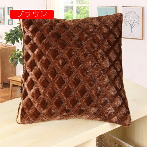 クッションカバー 43×43cm 幾何学模様 装飾枕カバー ソファ背当て 椅子用 インテリア 部屋飾り 車用 プレゼント 雑貨 抱き枕カバー ベルベット 柔らかい 肌触り良い 2枚セット 座布団カバー