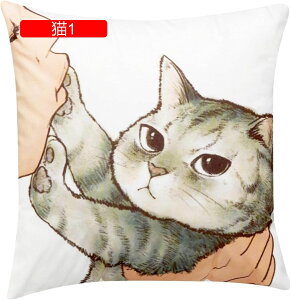 ベルベット クッションカバー 座布団カバー 45×45cm かわいい 猫柄 柔らかい 肌触り良い 装飾枕カバー 抱き枕カバー プレゼント 雑貨 インテリア 部屋飾り ソファー用 椅子用 車用 2枚セッ