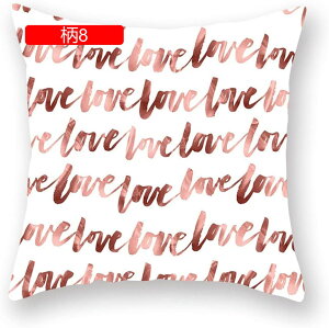 1枚入り クッションカバー 抱き枕カバー 部屋飾り インテリア ソファー用 椅子用 車用 プレゼント 装飾枕カバー 座布団カバー 柔らかい 肌触り良い 汚れ防止 北欧風 プリント柄 ピンク 45×45