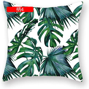 クッションカバー 抱き枕カバー 1枚入り 45×45cm 柔らかい 肌触り良い 汚れ防止 座布団カバー 装飾枕カバー 部屋飾り インテリア ソファ背当て 椅子用 車用 田園風 葉柄 多色展開