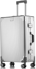 スーツケース アルミ?マグネシウム合金ボディ 機内持込 キャリーバッグ TSAロック付き 頑丈 軽量 静音 大容量 ビジネス 旅行 出張 大容量 耐衝撃 隠しフック機能 静音